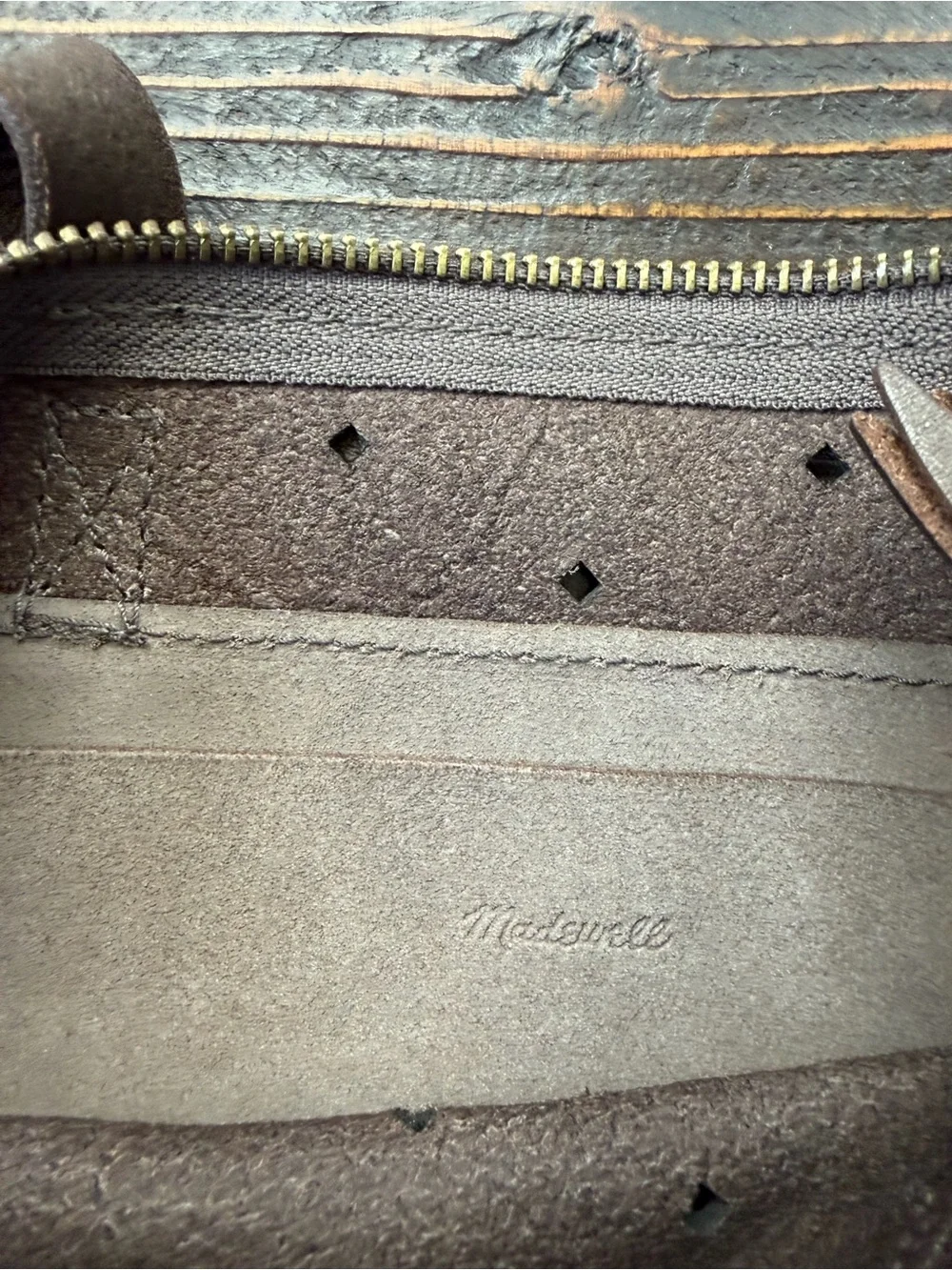 Madewell convertible crossbody purse. Beautiful taupe/brown color. New